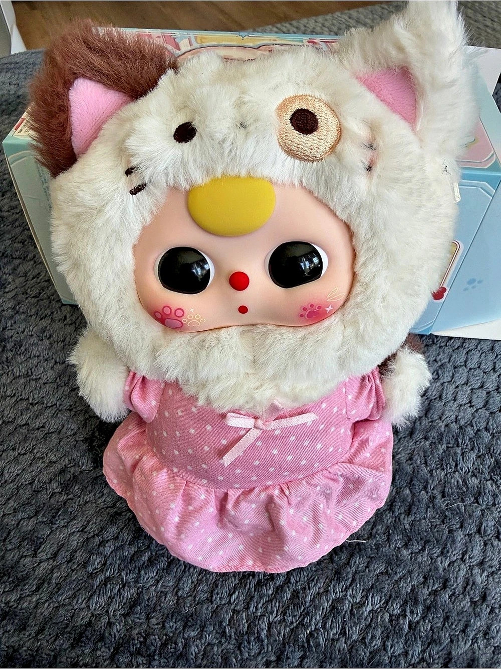 Baby Three Wardrobe Cat Plush Keychain - Lovely Dolly - NWT